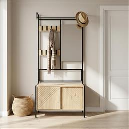 ΕΠΙΠΛΟ ΕΙΣΟΔΟΥ ΜΕ ΚΑΘΡΕΦΤΗ (80X35X172) NOBILE NATURAL SPITISHOP