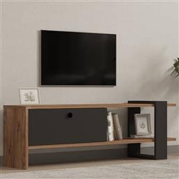 ΕΠΙΠΛΟ ΤΗΛΕΟΡΑΣΗΣ (120X25X36.8) A-G OVA 835PUQ3030 OAK/ANTHRACITE SPITISHOP