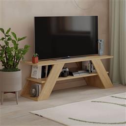 ΕΠΙΠΛΟ ΤΗΛΕΟΡΑΣΗΣ (120X33.5X40) A-G FARFALLA 776HMS3139 OAK SPITISHOP