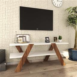 ΕΠΙΠΛΟ ΤΗΛΕΟΡΑΣΗΣ (120X33X45) A-G BASIC 893RAN3112 WHITE WALNUT SPITISHOP