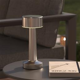 ΕΠΙΤΡΑΠΕΖΙΟ ΦΩΤΙΣΤΙΚΟ ΕΠΑΝΑΦΟΡΤΙΖΟΜΕΝΟ LED (Φ9X21.5) A-S HALTO SILVER 205947B SPITISHOP