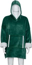 FLEECE ΦΟΥΤΕΡ ΜΕ SHERPA (85X118) A-S FLAN GREEN 199496 SPITISHOP