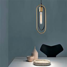 ΦΩΤΙΣΤΙΚΟ ΟΡΟΦΗΣ ΜΟΝΟΦΩΤΟ A-G CERCO 584TTM1192 BLACK/GOLD SPITISHOP
