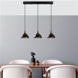 ΦΩΤΙΣΤΙΚΟ ΟΡΟΦΗΣ ΤΡΙΦΩΤΟ A-G VARZAN 942FLG1625 BLACK ANTIQUE SPITISHOP