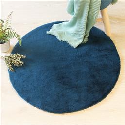 ΓΟΥΝΙΝΟ ΣΤΡΟΓΓΥΛΟ ΠΑΤΑΚΙ (Φ80) A-S RUG FUR BLEU CANARD 172421Q SPITISHOP