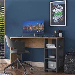 ΓΡΑΦΕΙΟ ΜΕ ΡΑΦΙΑ (120X45X74) A-G 893RAN3330 WALNUT ANTHRACITE SPITISHOP