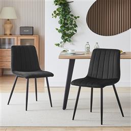 ΚΑΡΕΚΛΑ ΤΡΑΠΕΖΑΡΙΑΣ (45X56X88) LORELAY BLACK SPITISHOP