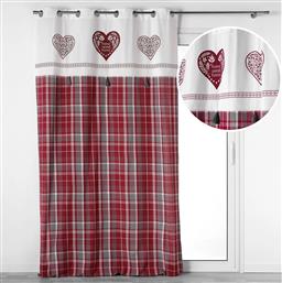 ΚΟΥΡΤΙΝΑ (140X240) ΜΕ ΤΡΟΥΚΣ L-C SWEET HEART 1442699 SPITISHOP