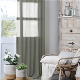 ΚΟΥΡΤΙΝΑ (140X280) ΜΕ ΤΙΡΑΝΤΕΣ S-F MADRID KAKI R9A194005VL SPITISHOP