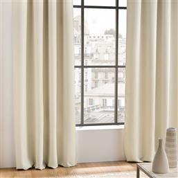 ΚΟΥΡΤΙΝΑ ΣΥΣΚΟΤΙΣΗΣ (135X240) ΜΕ ΤΡΟΥΚΣ L-C OCCULT NATUREL 1612604 SPITISHOP