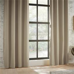 ΚΟΥΡΤΙΝΑ ΣΥΣΚΟΤΙΣΗΣ (140X260) ΜΕ ΤΡΟΥΚΣ A-S MATTONE LINEN 178582D SPITISHOP