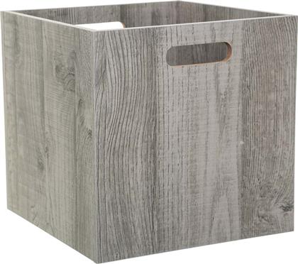 ΚΟΥΤΙ ΑΠΟΘΗΚΕΥΣΗΣ (31X31X31) F-V WOODEN GREY 160403A SPITISHOP