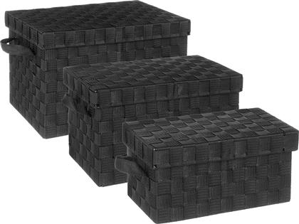 ΚΟΥΤΙΑ ΑΠΟΘΗΚΕΥΣΗΣ (ΣΕΤ 3ΤΜΧ) F-V BOXES BLACK 138130J SPITISHOP