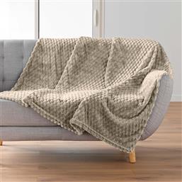 ΚΟΥΒΕΡΤΑ ΚΑΝΑΠΕ FLEECE (125X150) L-C MINI FROSTY TAUPE 1612812 SPITISHOP