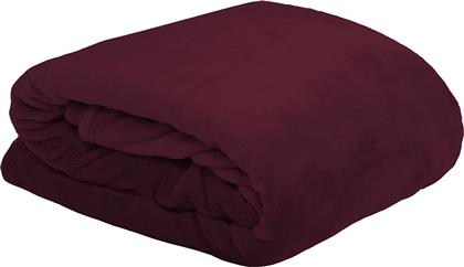 ΚΟΥΒΕΡΤΑ ΚΑΝΑΠΕ FLEECE (130X160) S-F DOUDOU BORDEAUX P25792025 SPITISHOP