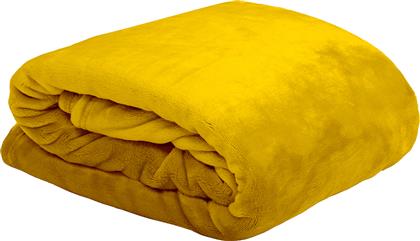 ΚΟΥΒΕΡΤΑ ΚΑΝΑΠΕ FLEECE (130X160) S-F DOUDOU JAUNE P25792017 SPITISHOP