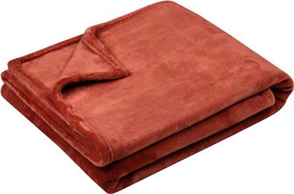 ΚΟΥΒΕΡΤΑ ΚΑΝΑΠΕ FLEECE (130X160) S-F DOUDOU TERRACOTTA P25792030 SPITISHOP