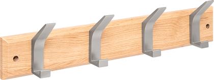 ΚΡΕΜΑΣΤΡΑ ΤΟΙΧΟΥ 4 ΘΕΣΕΩΝ (45X6.5X10) F-V ZINY WOOD/SILVER 209386C SPITISHOP