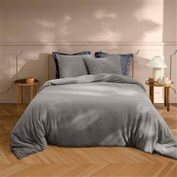 ΠΑΠΛΩΜΑΤΟΘΗΚΗ FLEECE ΥΠΕΡΔΙΠΛΗ (220X240) + ΔΙΑΚΟΣΜΗΤΙΚΕΣ ΜΑΞΙΛΑΡΟΘΗΚΕΣ L-C HELENA ANTHRACITE 1645200 SPITISHOP