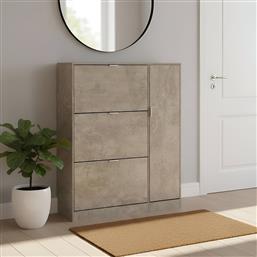 ΠΑΠΟΥΤΣΟΘΗΚΗ ΜΕ 3 ΡΑΦΙΑ/18 ΘΕΣΕΩΝ & ΝΤΟΥΛΑΠΙ (99X24X122) GARDIEN CEMENT SPITISHOP