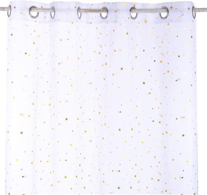 ΠΑΙΔΙΚΗ ΚΟΥΡΤΙΝΑ (140X250) ΜΕ ΤΡΟΥΚΣ A-S STAR WHITE 127188 SPITISHOP