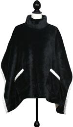 ΠΟΝΤΣΟ FLEECE ΓΥΝΑΙΚΕΙΟ S-F SWEETY NOIR P1D345004 SPITISHOP