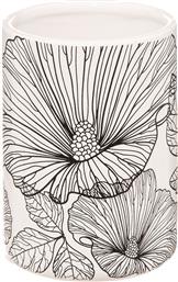ΠΟΤΗΡΟΘΗΚΗ ΜΠΑΝΙΟΥ (Φ7.8X11) F-V BLACK FLORA 174699A SPITISHOP