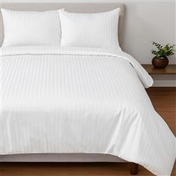 ΠΑΠΛΩΜΑΤΟΘΗΚΗ ΣΑΤΕΝ ΡΙΓΑ (225X245) HOTEL 50% ΒΑΜΒΑΚΙ 50% POLYESTER T220 SPITISHOP PRO