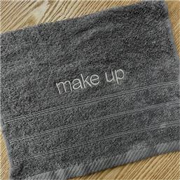 ΠΕΤΣΕΤΑ MAKE UP (30X50) HOTEL ΓΚΡΙ ΣΚΟΥΡΟ 500GSM SPITISHOP PRO