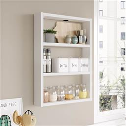 ΡΑΦΙΕΡΑ ΟΡΓΑΝΩΣΗΣ ΚΟΥΖΙΝΑΣ (43.2X9X60) A-G 956LCS2721 WHITE SPITISHOP