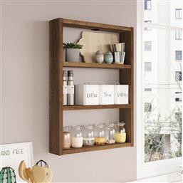 ΡΑΦΙΕΡΑ ΟΡΓΑΝΩΣΗΣ ΚΟΥΖΙΝΑΣ (43.2X9X60) A-G 956LCS2726 WALNUT SPITISHOP