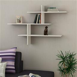 ΡΑΦΙΕΡΑ ΤΟΙΧΟΥ (120X22X80.5) A-G LEO 776HMS1732 WHITE SPITISHOP