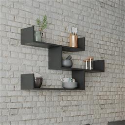 ΡΑΦΙΕΡΑ ΤΟΙΧΟΥ 3 ΘΕΣΕΩΝ (120X22X67) A-G TIBET 855DTE1649 ANTHRACITE SPITISHOP