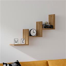ΡΑΦΙΕΡΑ ΤΟΙΧΟΥ (90X19.6X60) A-G MIST 835PUQ1619 WALNUT SPITISHOP