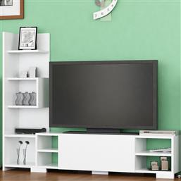 ΣΥΝΘΕΤΟ ΣΑΛΟΝΙΟΥ (160X29.5X120) A-G PERA 788DEC3059 WHITE SPITISHOP