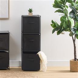 ΣΥΡΤΑΡΙΕΡΑ 3 ΘΕΣΕΩΝ (34X34X99) F-V MIX'N MODUL BLACK 193643 SPITISHOP