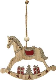 ΣΤΟΛΙΔΙ ΧΡΙΣΤΟΥΓΕΝΝΙΑΤΙΚΟ (11X10) A-S WOODEN ROCKING HORSE 175903 SPITISHOP