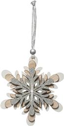 ΣΤΟΛΙΔΙ ΧΡΙΣΤΟΥΓΕΝΝΙΑΤΙΚΟ (12X12) A-S SILVER SNOWFLAKE 175946 SPITISHOP