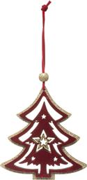 ΣΤΟΛΙΔΙ ΧΡΙΣΤΟΥΓΕΝΝΙΑΤΙΚΟ (9X10) A-S WOODEN BURGUNDY TREE 175915 SPITISHOP