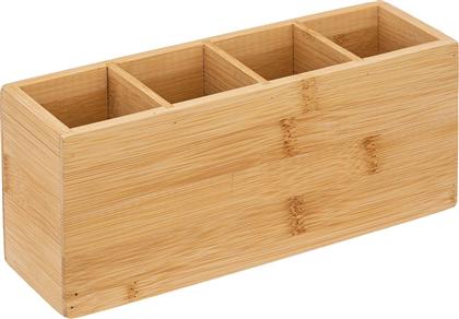 ΘΗΚΗ ΟΡΓΑΝΩΣΗΣ 4 ΘΕΣΕΩΝ (22.4X7.1X9.8) F-V BAMBOO 174752 SPITISHOP