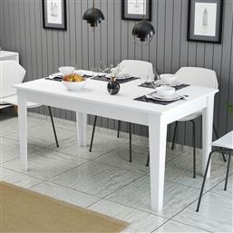 ΤΡΑΠΕΖΙ ΚΟΥΖΙΝΑΣ ΜΕ ΑΠΟΘΗΚΕΥΤΙΚΟ ΧΩΡΟ (145X88X75) A-G MILAN 845HCT1407 WHITE SPITISHOP