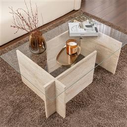 ΤΡΑΠΕΖΙ ΣΑΛΟΝΙΟΥ (105X65X40) A-G VETRINO 353NRD1102 TRAVERTINE SPITISHOP