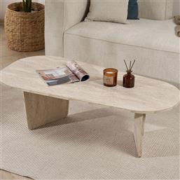 ΤΡΑΠΕΖΙ ΣΑΛΟΝΙΟΥ (130X65X40) A-G OVALIS 838NRD1106 TRAVERTINE SPITISHOP από το SPITISHOP