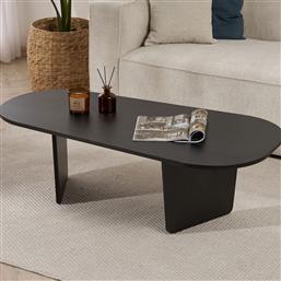 ΤΡΑΠΕΖΙ ΣΑΛΟΝΙΟΥ (130X65X40) A-G OVALIS 838NRD1110 WOOD BLACK SPITISHOP από το SPITISHOP