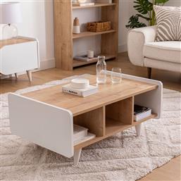 ΤΡΑΠΕΖΙ ΣΑΛΟΝΙΟΥ ΜΕ 3 ΡΑΦΙΑ (90X59X40.7) A-G MINDY 550ARN3452 OAK/ANTHRACITE SPITISHOP