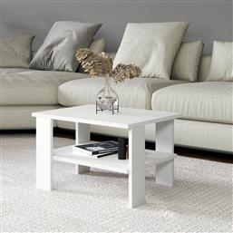ΤΡΑΠΕΖΙ ΣΑΛΟΝΙΟΥ ΜΕ ΡΑΦΙ (60X45X37) A-G DUAMA 382NRC1536 WHITE SPITISHOP