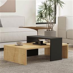 ΤΡΑΠΕΖΙ ΣΑΛΟΝΙΟΥ ΜΕ ΡΑΦΙ (80X50X32) A-G GLOW 835PUQ2818 SAPPHIRE/ANTHRACITE SPITISHOP