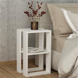 ΒΟΗΘΗΤΙΚΟ ΤΡΑΠΕΖΑΚΙ (30X30X55) A-G LONIE 776HMS3410 WHITE SPITISHOP