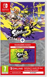 SPLATOON 3 + EXPANSION PASS + 3 ΜΗΝΕΣ NSO - NINTENDO SWITCH