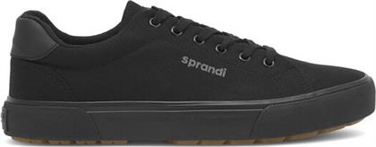 SNEAKERS MSK-230717 ΜΑΥΡΟ SPRANDI